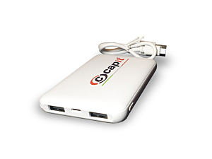 Power Bank USB 5000 mAh Capit Abbigliamento Warmme